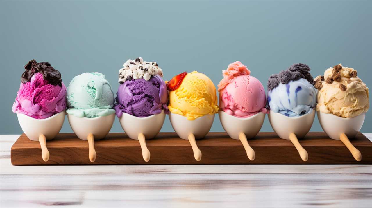 ice cream flavors alphabetical