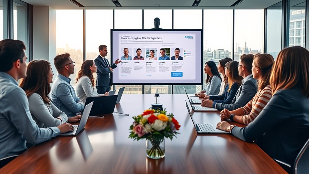 showcase experts with multimedia