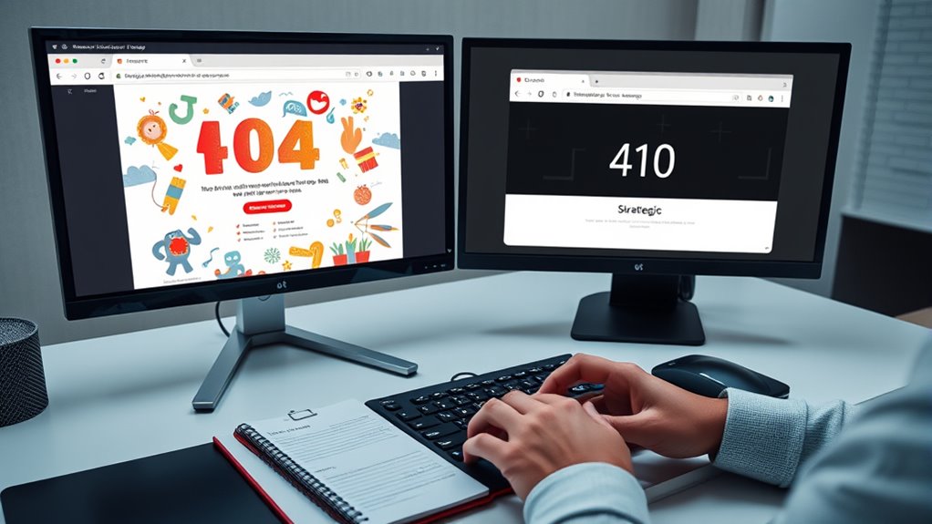 handling 404 and 410 errors