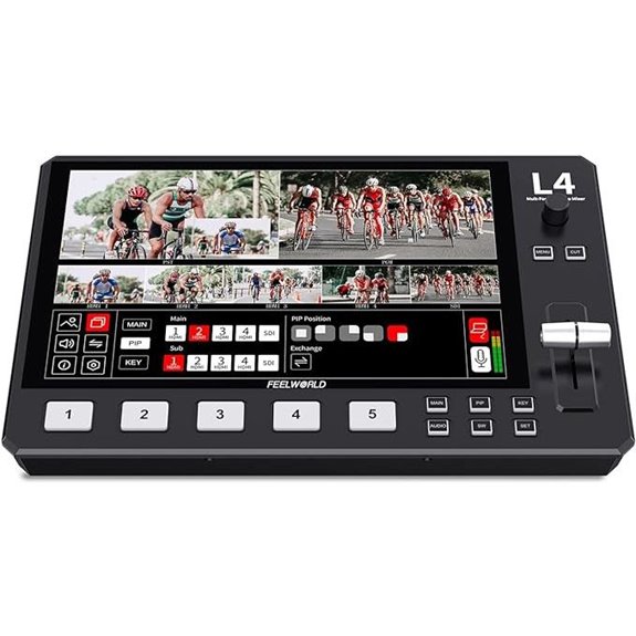 FEELWORLD L4 10.1 Touch Screen Video Switcher