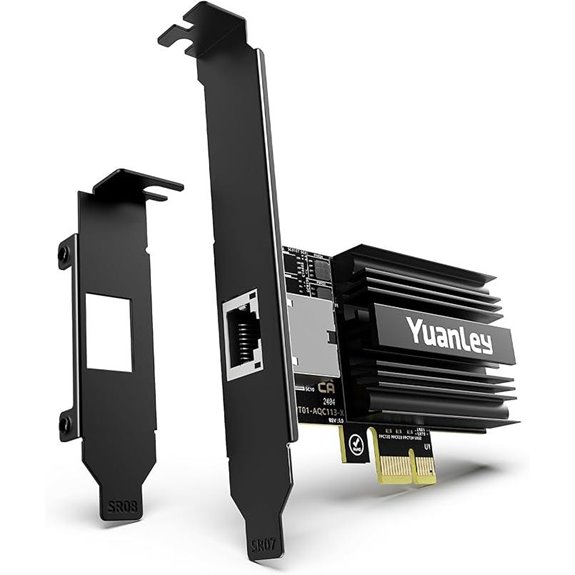 YuanLey 10G PCIe Ethernet Card for Windows/Linux