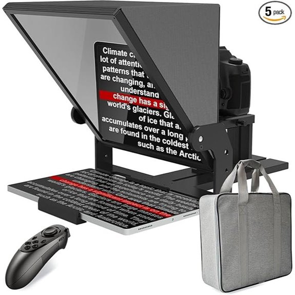 16-inch HD Teleprompter with Remote and App