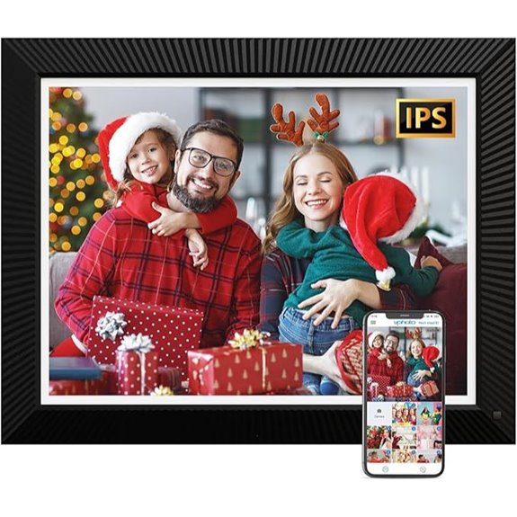 Large Digital Photo Frame with 32GB Storage