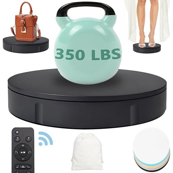 Prolee 360° Rotating Turntable with Remote Control