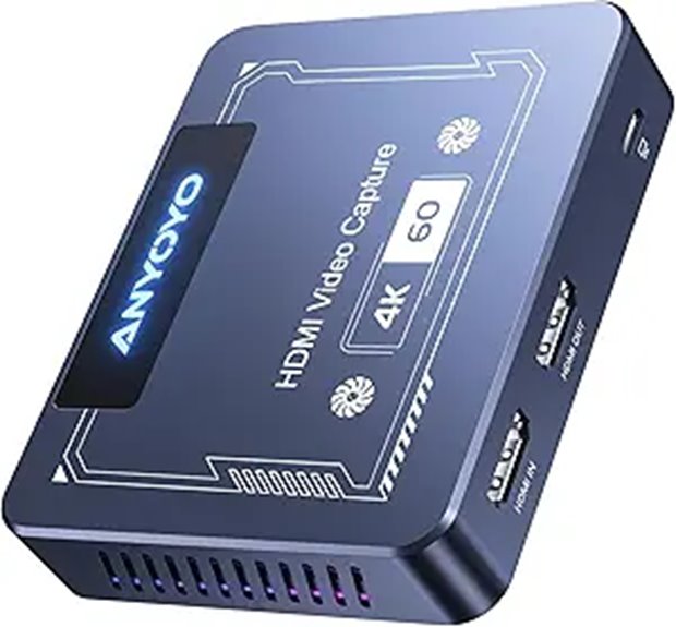 ANYOYO 4K HDMI Capture Card for Game Streaming