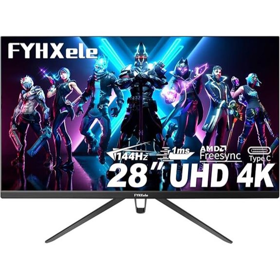 28-Inch 4K UHD Gaming Monitor with HDR and FreeSync
