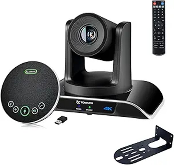 TONGVEO 4K PTZ Conference Camera & Speakerphone System