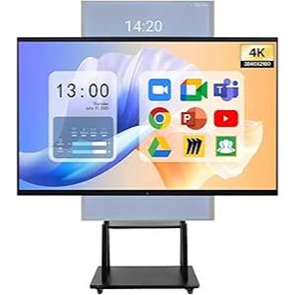 75 4K UHD Interactive Smart Whiteboard with Touchscreen