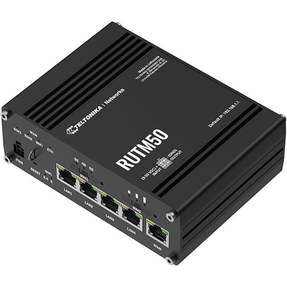 Teltonika RUTM50 5G Industrial Router with Failover