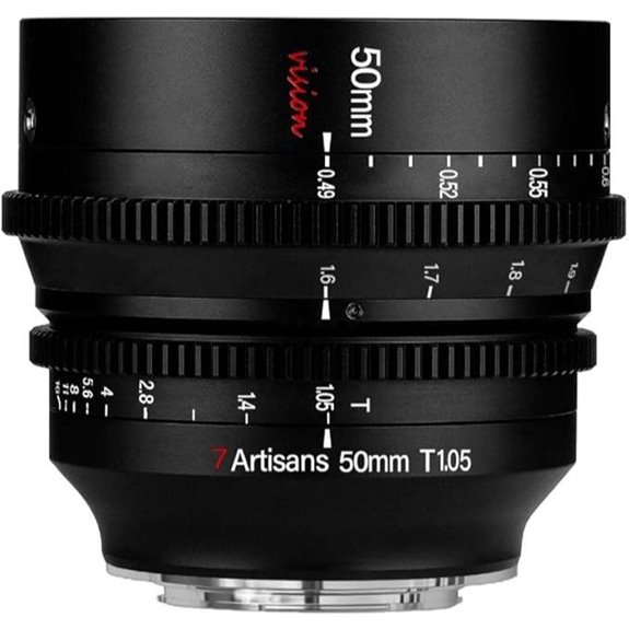7artisans 50mm T1.05 Cine Lens for Leica/Sigma/Panasonic