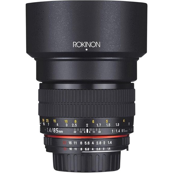 Rokinon 85M-C 85mm F1.4 Aspherical Fixed Lens for Canon (Black)