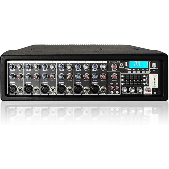 Proreck MX8 8-Channel Powered Mixer with Effects