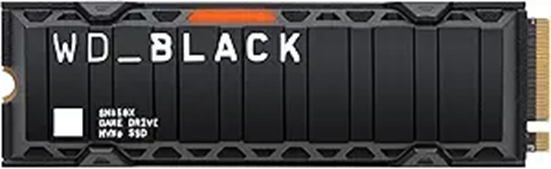 WD_BLACK SN850X 8TB NVMe SSD with Heatsink