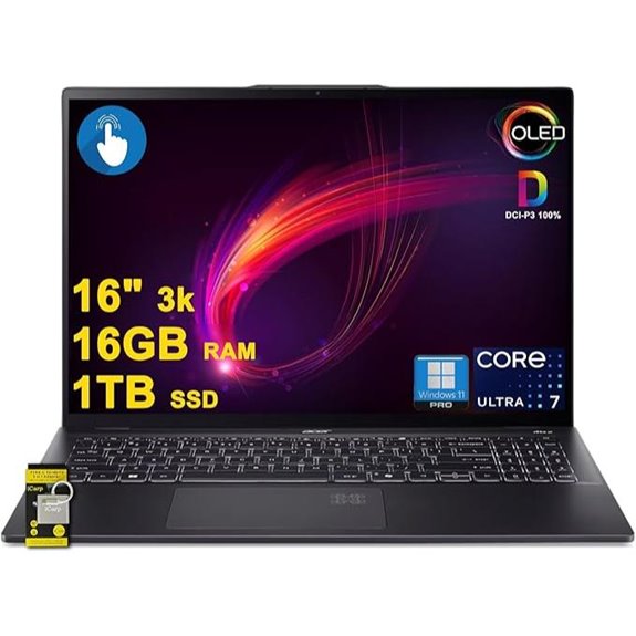 Acer Swift 16 AI Laptop 16 3K OLED Touch