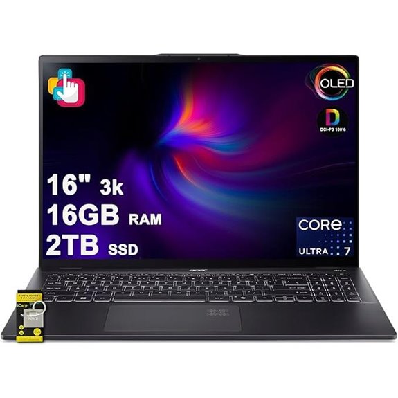 Acer Swift 16 AI Laptop 16 3K OLED Touch