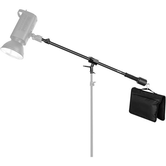 NEEWER Adjustable Tripod Boom Arm with Counterweight