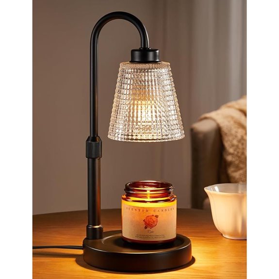 Innqoo Dimmable Candle Warmer Lamp with Timer