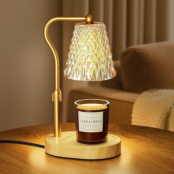 Candle Warmer Lamp with Timer and Dimmer