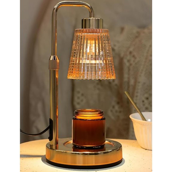 Candle Warmer Lamp with Timer and Dimmable Features