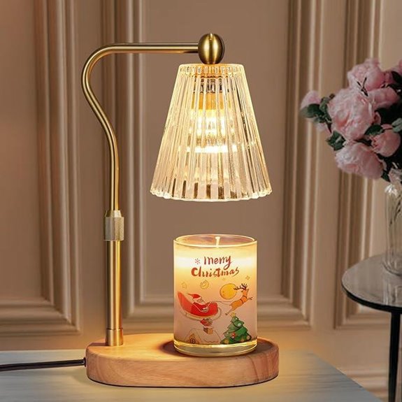 Candle Warmer Lamp with Timer and Adjustable Height