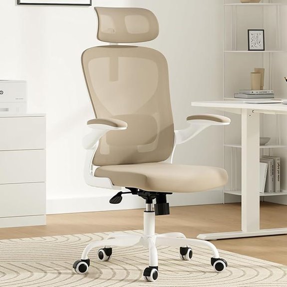 Ergonomic Mesh Office Chair with Lumbar & Headrest
