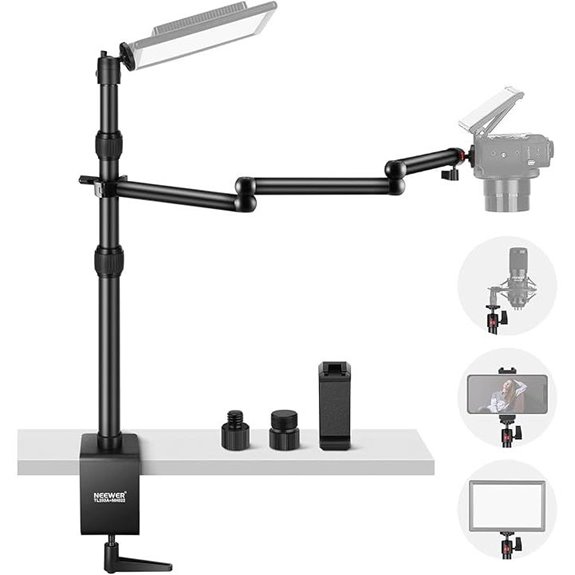 NEEWER Overhead Camera Rig with Telescopic Stand