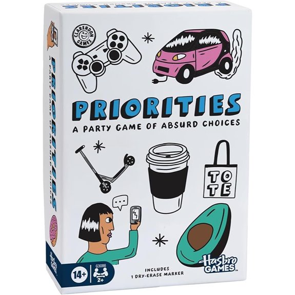 Hasbro Games Priorities Party Game for Adults and Teens