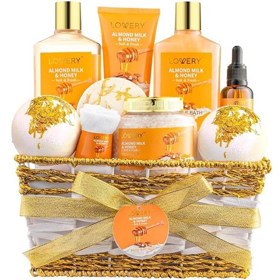 Christmas Gift Basket - Almond Milk & Honey Set