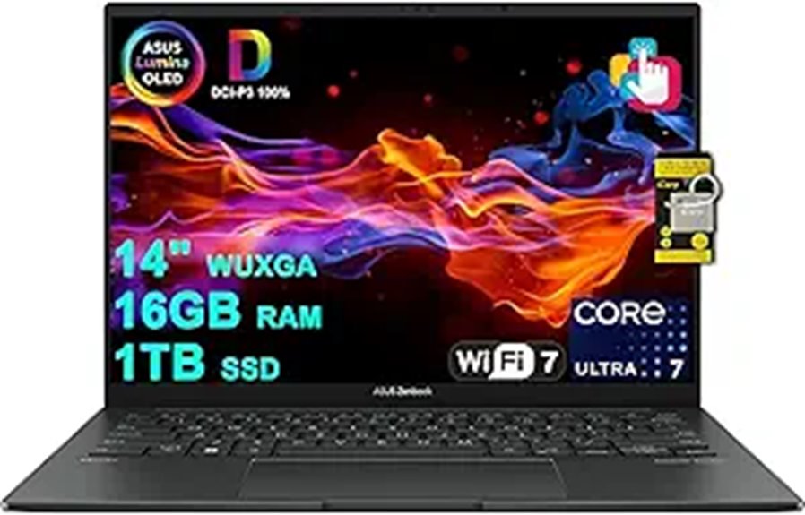 ASUS Zenbook 14 Creator Laptop with OLED Touchscreen