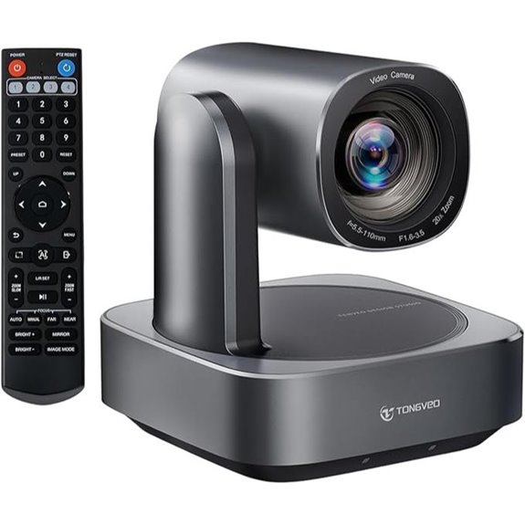 AI Auto-Tracking PTZ Camera with 20x Zoom