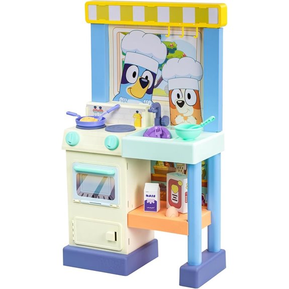 Bluey Kitchen Play Set for Kids Ages 4-8