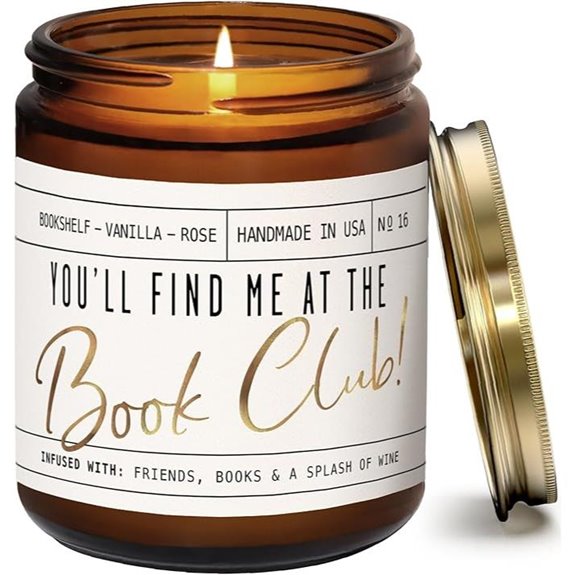 Book Lovers Candle - 'You'll Find Me at The Book Club