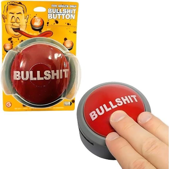 Bullshit Button with Sound Effects & Flashing Light