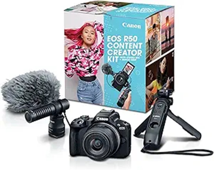 Canon EOS R50 Content Creator Kit with Accessories