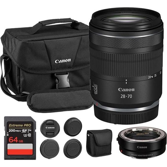 Canon RF 28-70mm f/2.8 Lens with Accessories