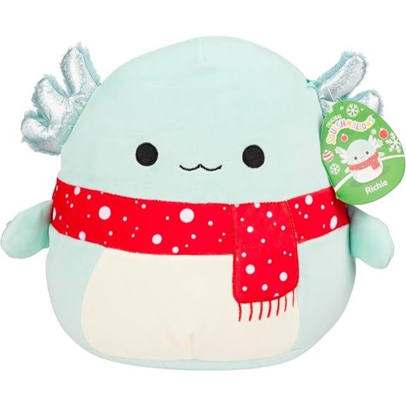 Squishmallows 10-Inch Richie The Christmas Axolotl