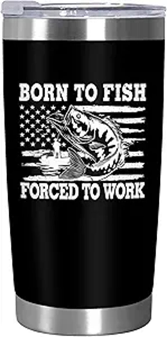 Christmas Fishing Gifts - Stainless Steel Coffee Tumbler