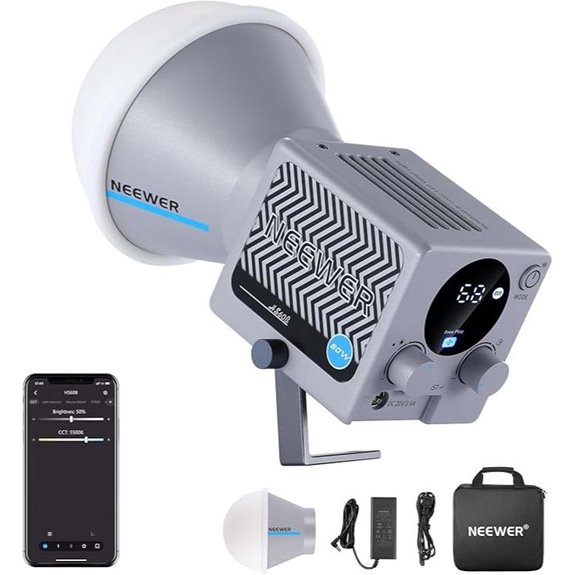 NEEWER HS60B Mini Video Light with App Control