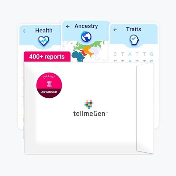 tellmeGen Advanced DNA Test Kit with 420+ Reports