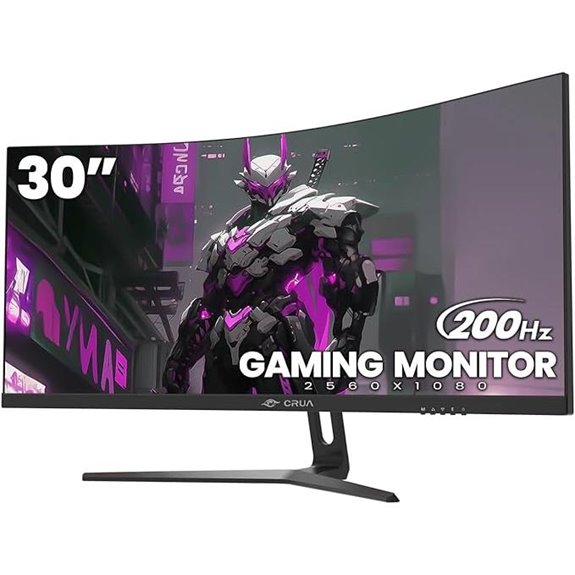 CRUA 30 Curved Gaming Monitor 165Hz HDMI/DP