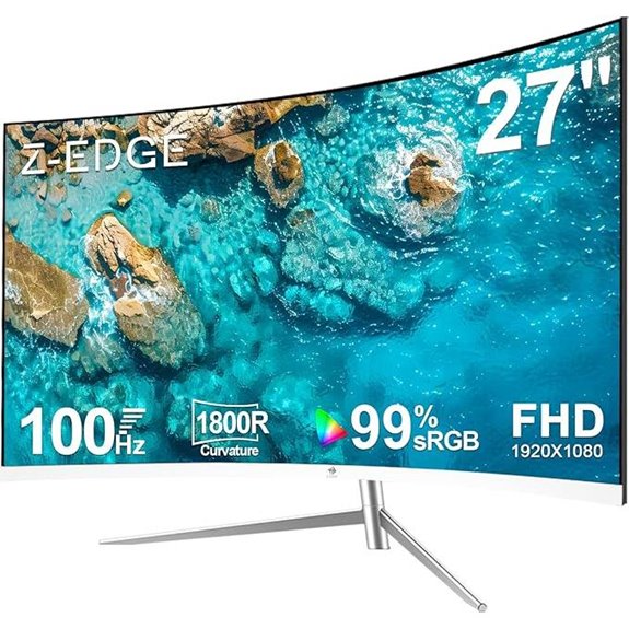 Z-Edge 27-inch Curved Gaming Monitor with Eye Care
