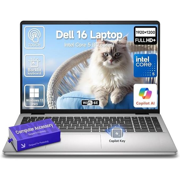 Dell 16 Touchscreen Laptop Windows 11 Core i5
