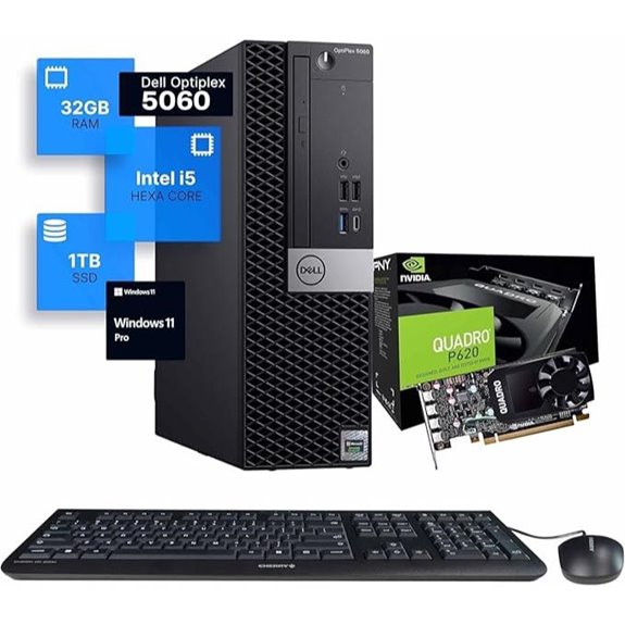 Dell Workstation 5060 PC with i5 Quadro P620 32GB RAM