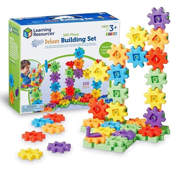 Learning Resources Gears! 100-Piece Deluxe Building Set