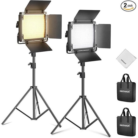 NEEWER Bi-Color 660 LED Video Light Kit (2-Pack)
