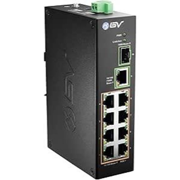 BV-Tech 8 Port PoE Switch with Gigabit Uplink