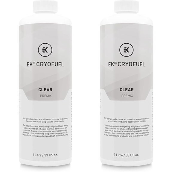 EKWB EK-CryoFuel Premix PC Coolant 1000mL Clear 2-Pack