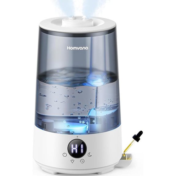 Homvana 3.6L Cool Mist Humidifier (Grey)