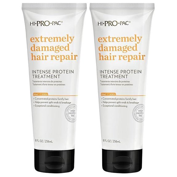 Hi-Pro-Pac Hair Mask - Damaged Hair Repair (2-Pack)