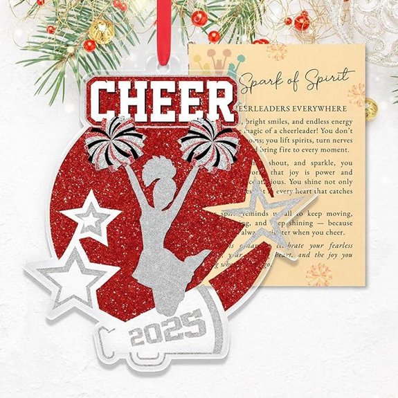 Cheerleader Christmas Ornaments 2025 - Handmade Gifts